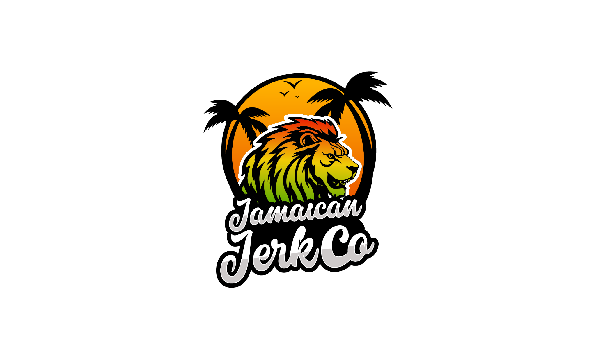 Jamaican Jerk Co. lion logo